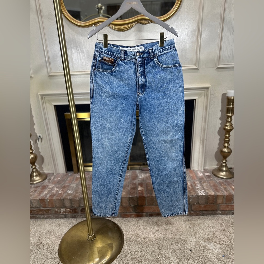 Vintage Bugle Boy Acid‎ Wash Jeans Men’s Size 30 High Rise Straight Leg 90s USA